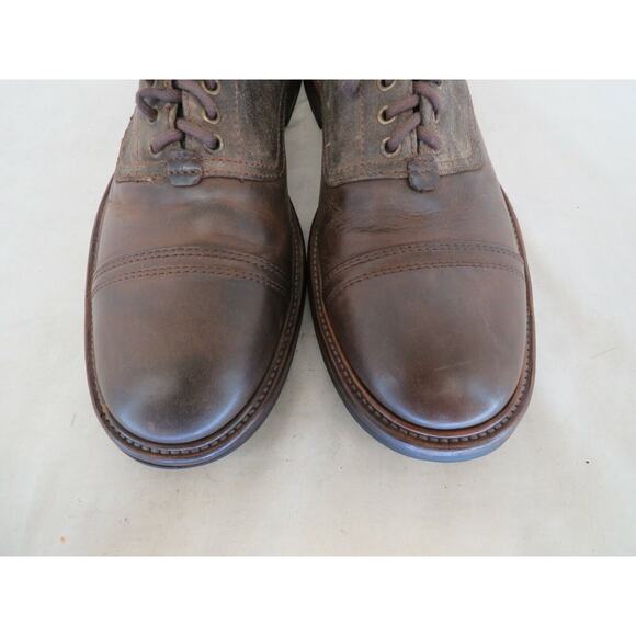 All Saints Jacks Place Brown Suede Leather Oxford Dress Shoes Mens Size 45 EUR main image 9